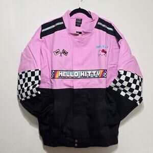 Sanrio Hello Kitty Racing Jacket Unisex Size Large New